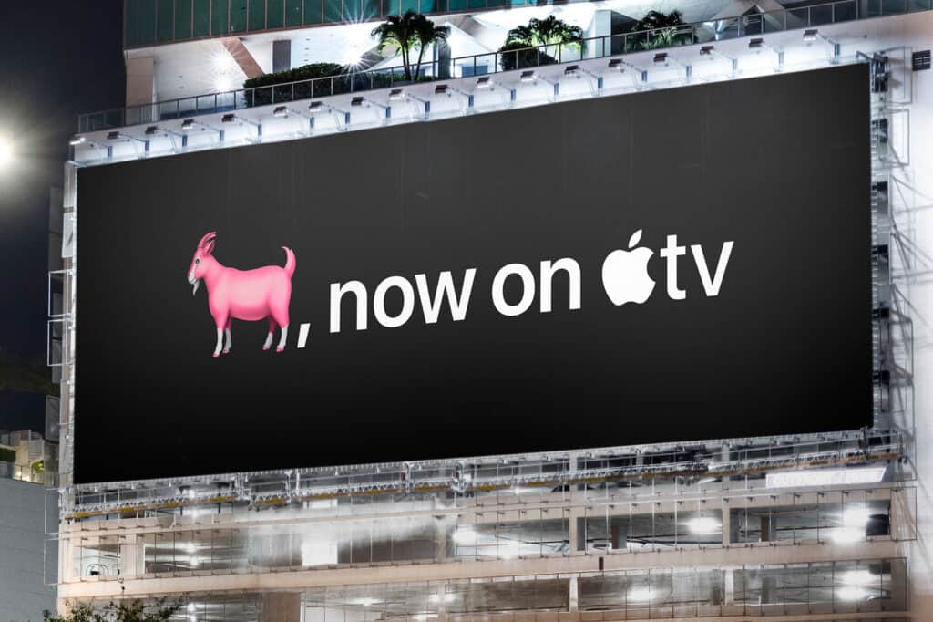 Apple's Messi billboard ad